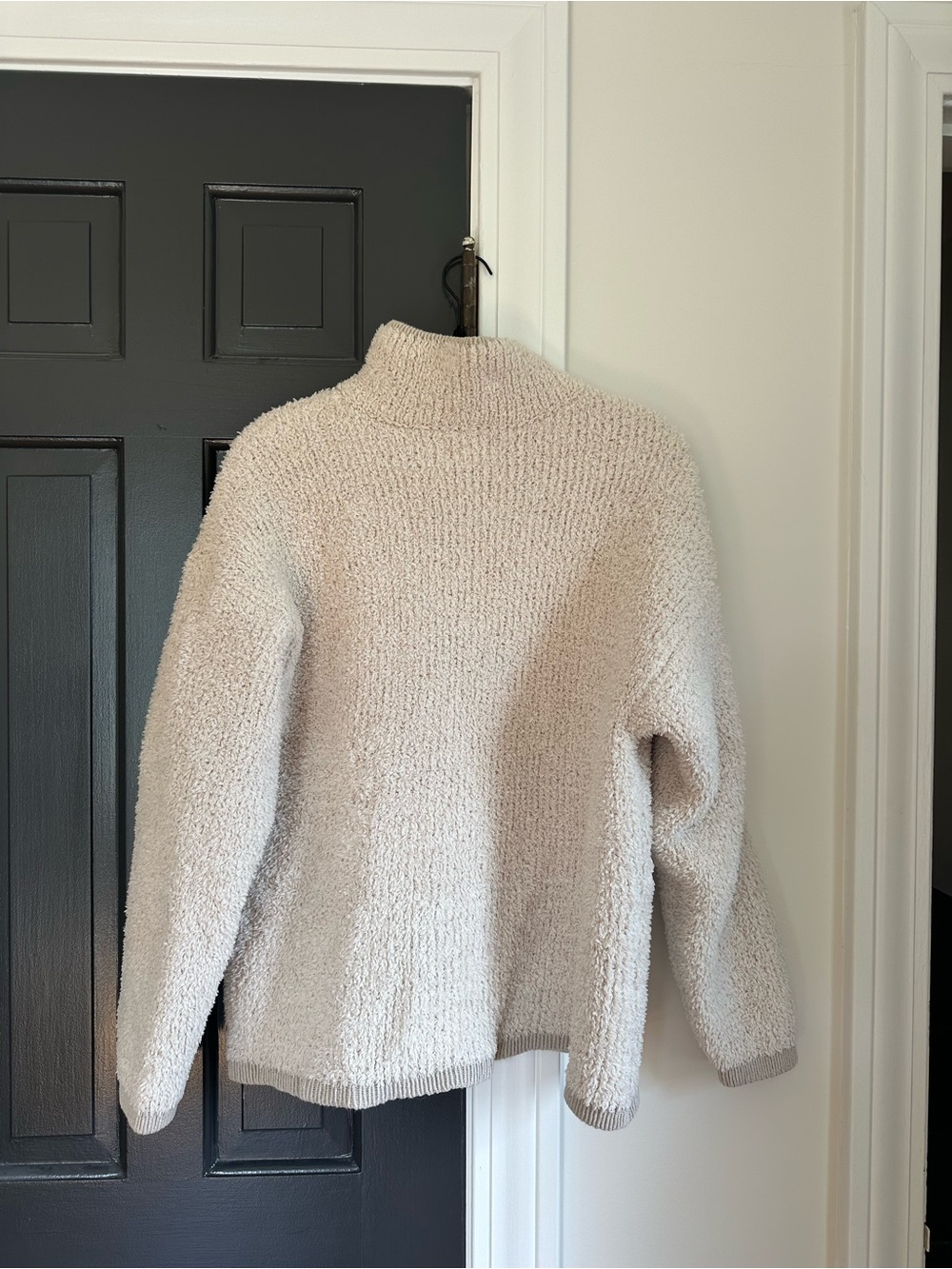 Aerie Women's Soft Cozy Oversized Quarter Zip Sweater Medium - Picture 5 of 8